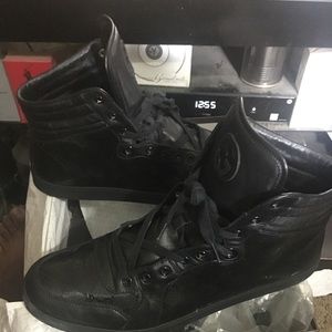 Gucci Sneakers In Sz 13.5 In All Black